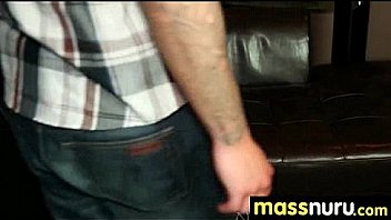 Nuru massage ends with a hot shower fuck 10