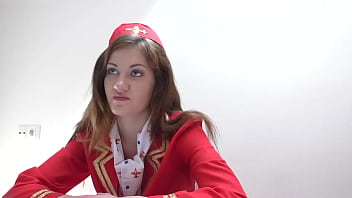 Air hostess gabriella daniels creampied