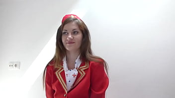 Air hostess gabriella daniels creampied