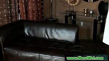 Soapy sensual massage sex for horny client 17