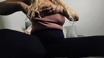 Milf reveals her tits
