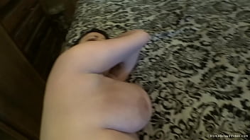 Hot milf with big natural boobs sucks then fucks her husband Hot milf with big natural boobs sucks then fucks her husband