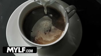 Busty milf bambi blitz sucks her stepson's dick