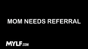 Busty milf bambi blitz sucks her stepson's dick