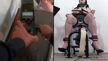 Machine fucked and electrified