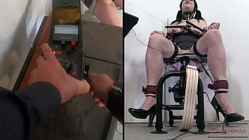 Machine fucked and electrified