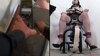 Machine fucked and electrified