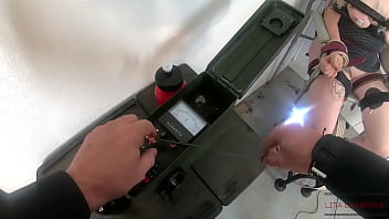 Machine fucked and electrified