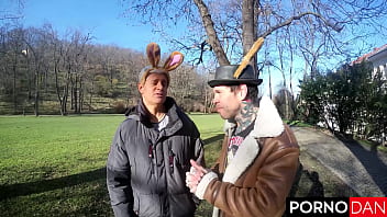 Prague park easter orgy sees katy rose’s ginger cunt creampied