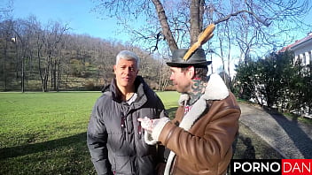 Prague park easter orgy sees katy rose’s ginger cunt creampied