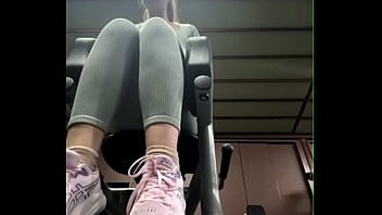 Public fucking in the gym