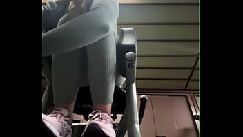 Public fucking in the gym