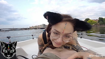 Horny stepsister likes to suck everywhere