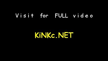 Female dominant stretches slave's ga