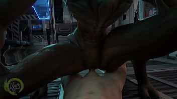 Human and tauren alien fuck