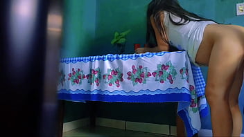 Asked for help from the neighbor and took dick in the ass