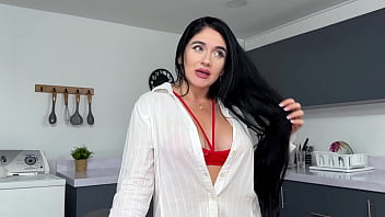 Pov i fulfill my stepson's fantasy of fucking a milf girl with huge tits