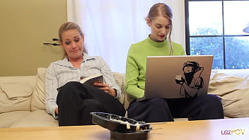 Mature blondie and young redhead have insane lesbian sex in the office Mature blondie and young redhead have insane lesbian sex in the office