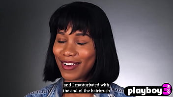 Big ass black babe showed hot naked body and milf enjoyed masturbation and finger fucking