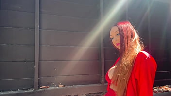 European stepmom artemisia love outside solo sesh