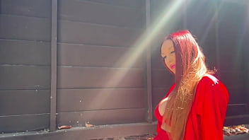 European stepmom artemisia love outside solo sesh