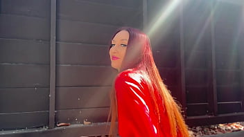 European stepmom artemisia love outside solo sesh