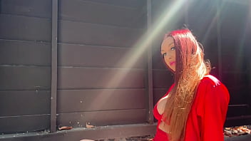 European stepmom artemisia love outside solo sesh