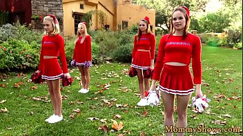 Busty stepmommy fingering teen pussy