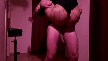 Excited masked amateur couple fucks in front of a mirror on halloween eve fetish role playing games