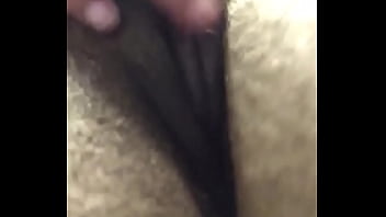 Goes to town on herself