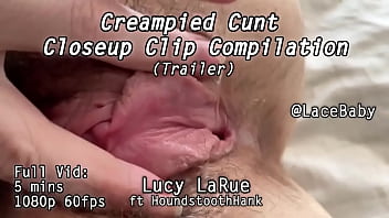Creampied cunt closeup clip compilation