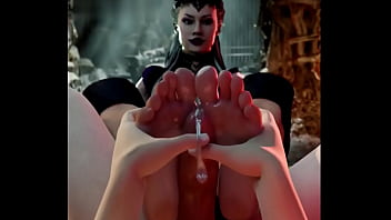 Sindel mortal kombat foot fuck by evilaudio propor