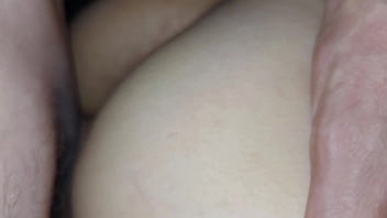 Huge cock inside latina pussy too deep