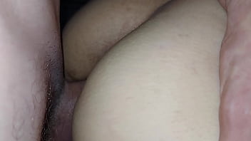 Huge cock inside latina pussy too deep