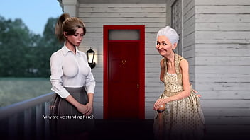 Village slut tranformation #02 meeting strange old granny