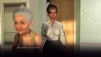 Village slut tranformation #02 meeting strange old granny