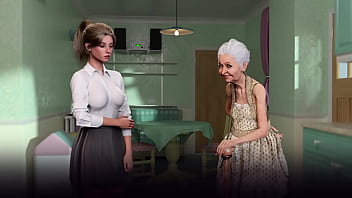 Village slut tranformation #02 meeting strange old granny