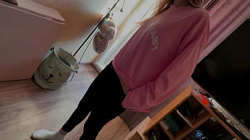 Teen 18 girl is teaching her ass to fart slowly in crowded place but something going wrong