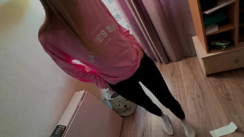 Teen 18 girl is teaching her ass to fart slowly in crowded place but something going wrong