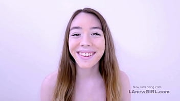 Aspiring attractive model seduced by the producer