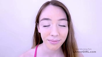 Aspiring attractive model seduced by the producer