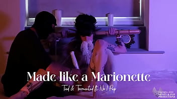 ** clip available **honey's got all tied up again to find out how much no1 pup can make her wriggle & writh