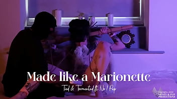 ** clip available **honey's got all tied up again to find out how much no1 pup can make her wriggle & writh