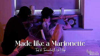 ** clip available **honey's got all tied up again to find out how much no1 pup can make her wriggle & writh