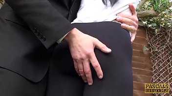 British vixen disciplined with cock