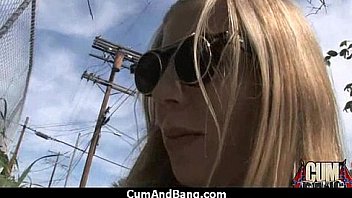 Interracial black slut hardcore group facial 29