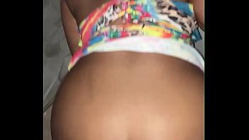 Big booty cheating ebony slut gets sneaky creamy backshots in the bathroom during the party