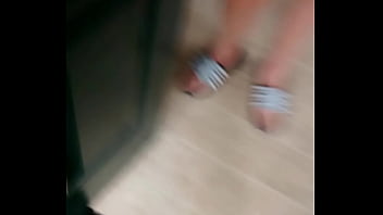 Home waiting to give a footjob