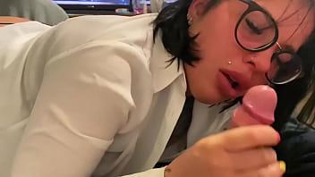 The best blowjob is given by dirty slut