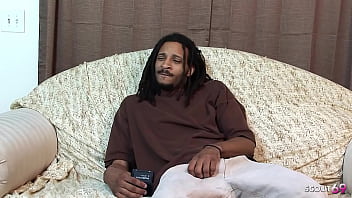 Nonton Frustrated Black Bbw Wife Next Door Seduce Black Monster Cock Guy To Cheating Fuck When Her Husband Is Away thumbnail